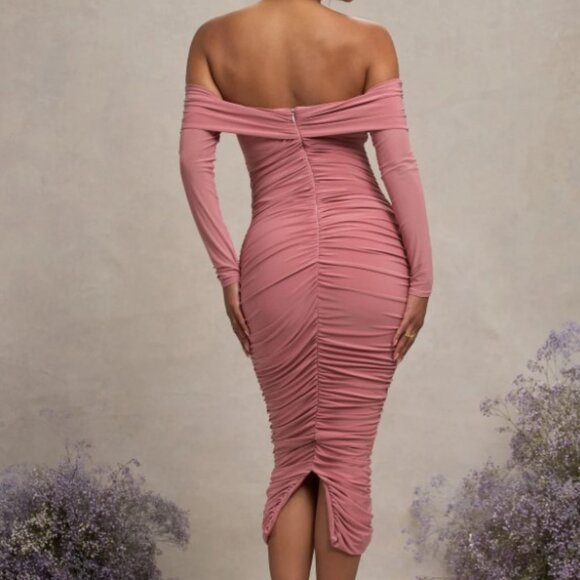 Blush Maternity Dress - Picture 2 of 4